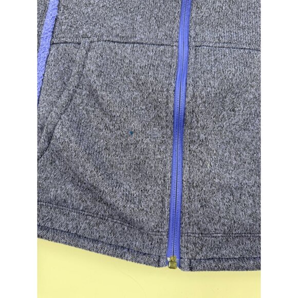 The North Face Girls Banderitas Full-Zip Fleece Jacket Large (14/16) Purple - Picture 2 of 13